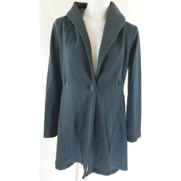 Comfy USA Ponte Knit Shawl Collar Cardigan - Picture 1 of 4